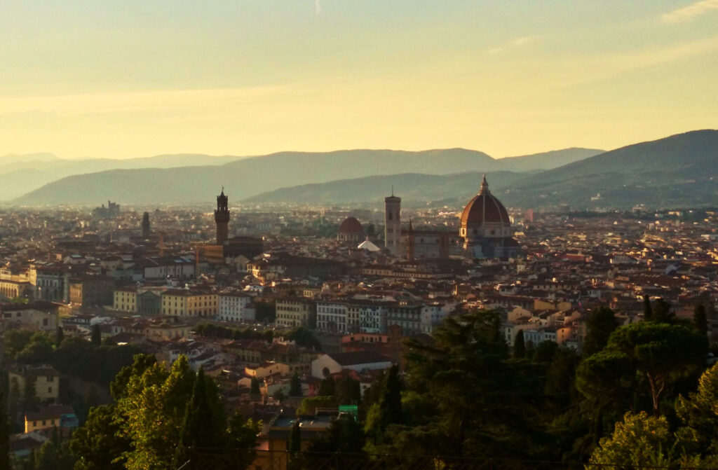 Florence au coucher du soleil