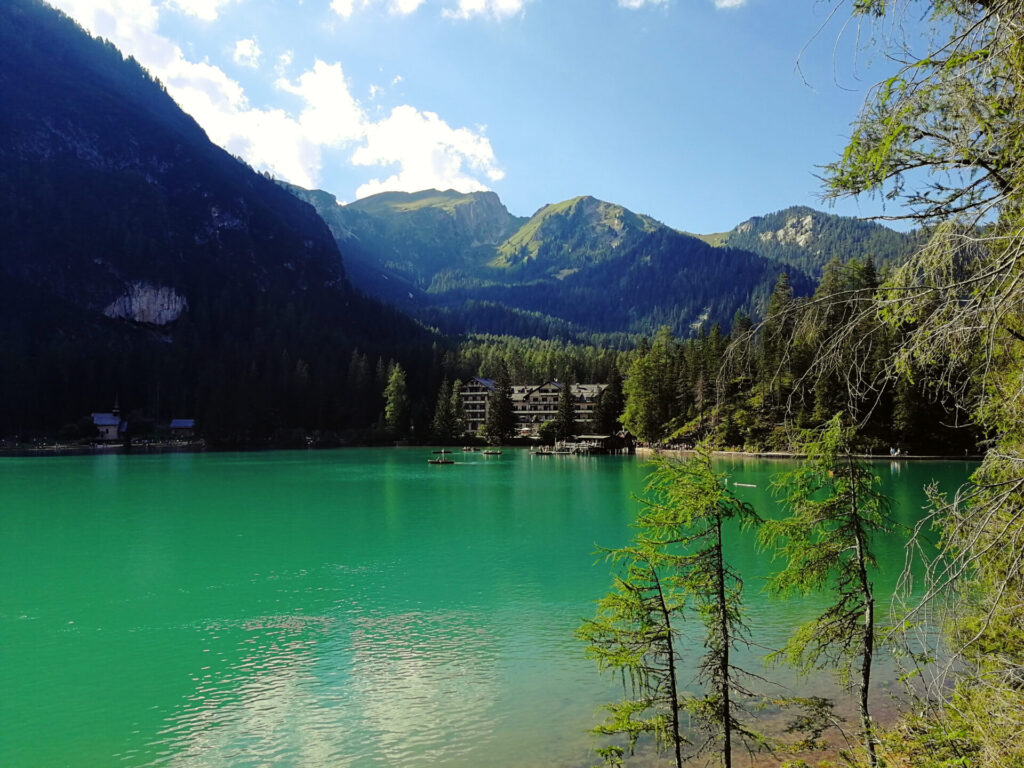 lac de braie en famille