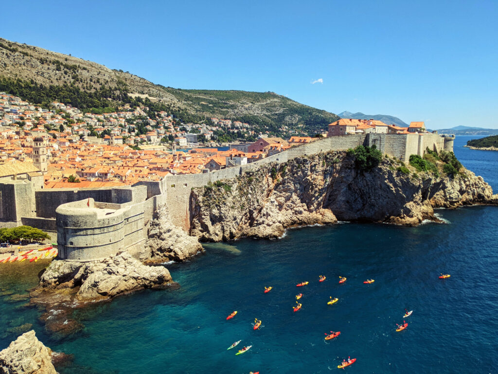 vue sur la vieille ville depuis la forteresse