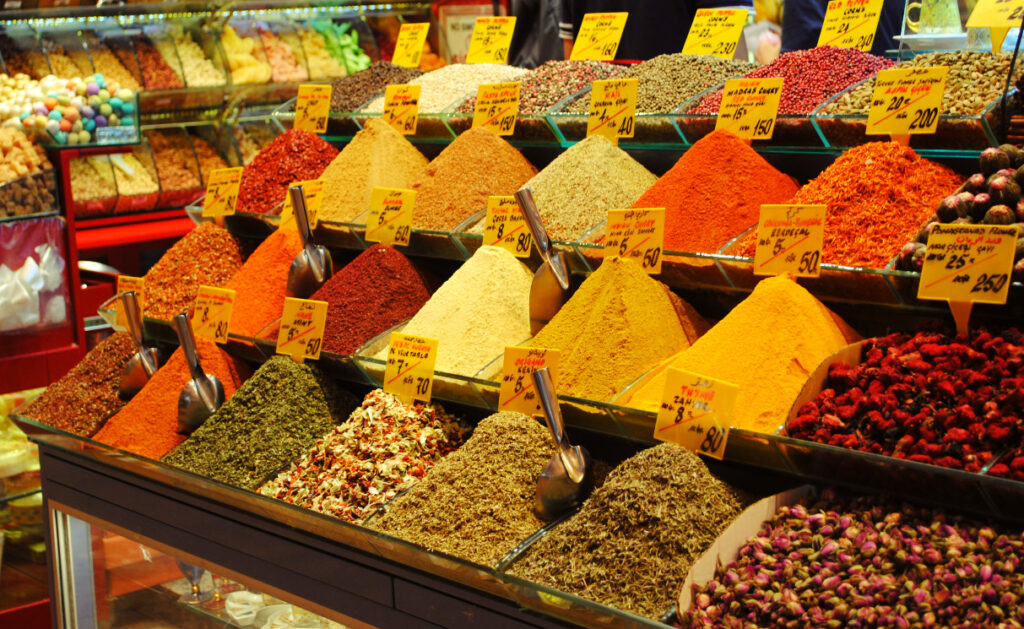 bazar égyptien d'Istanbul
