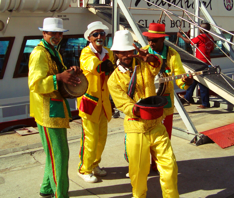 Spectacle de rue à Cape Town