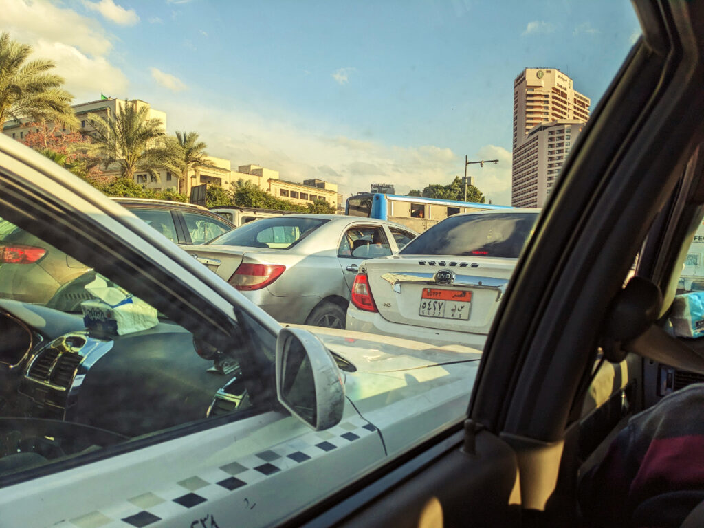 bouchons au Caire