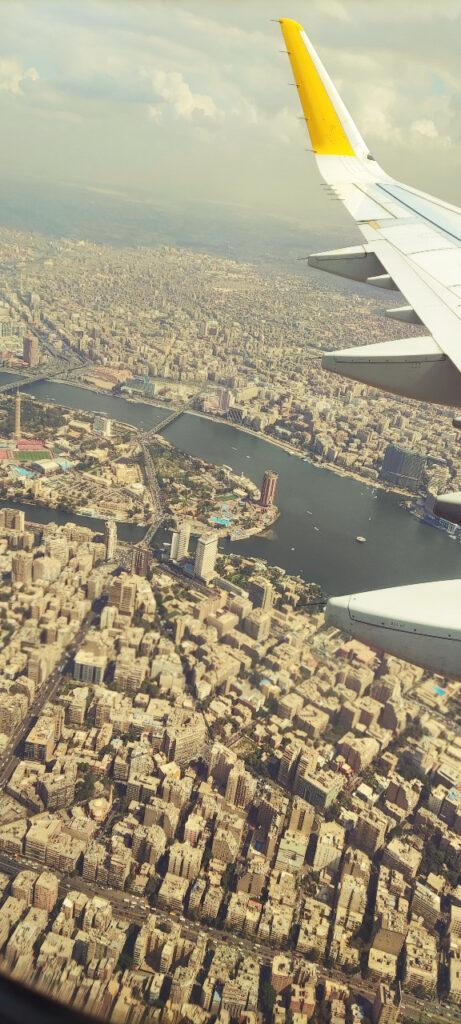 survol de la ville du Caire