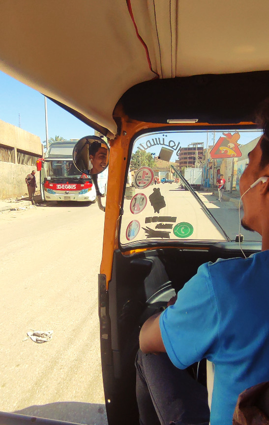 tuk-tuk à Assouan