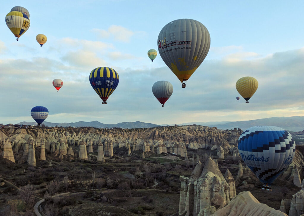 vol montgolfières cappadoce