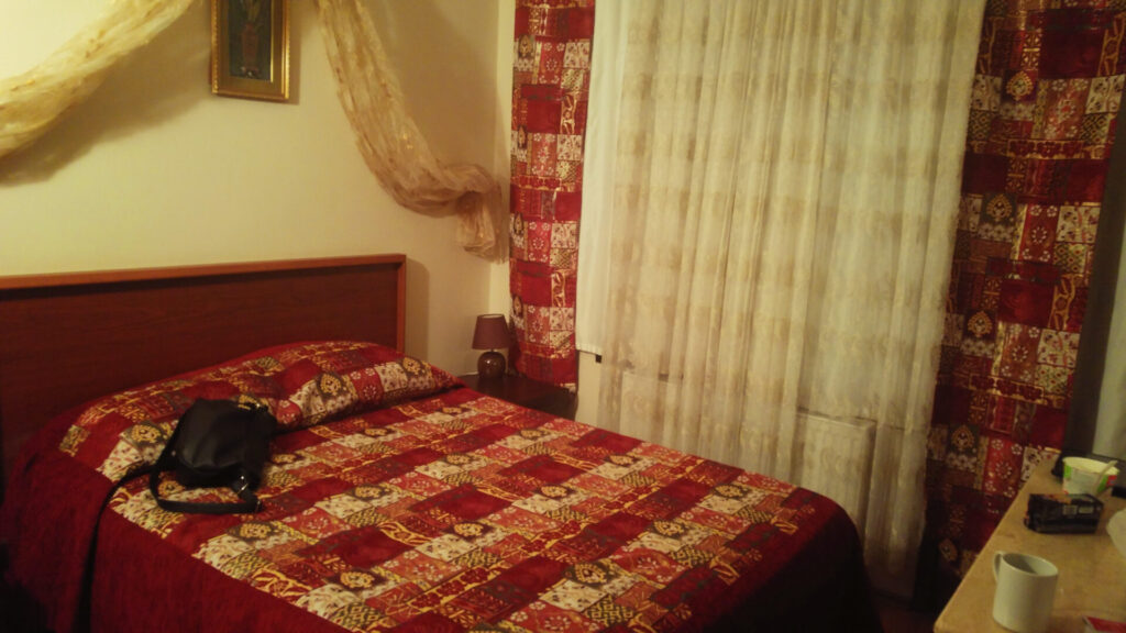 La chambre de notre auberge à istanbul